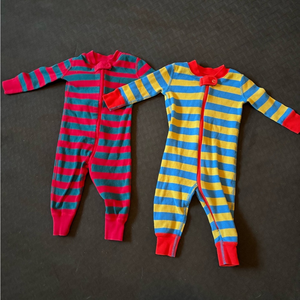 Boys Hanna Andersson 3-6 Month Sleeper Pajamas.
